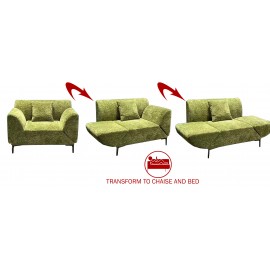 NapMate Sofa Bed Armchair in Fabric (Stock)
